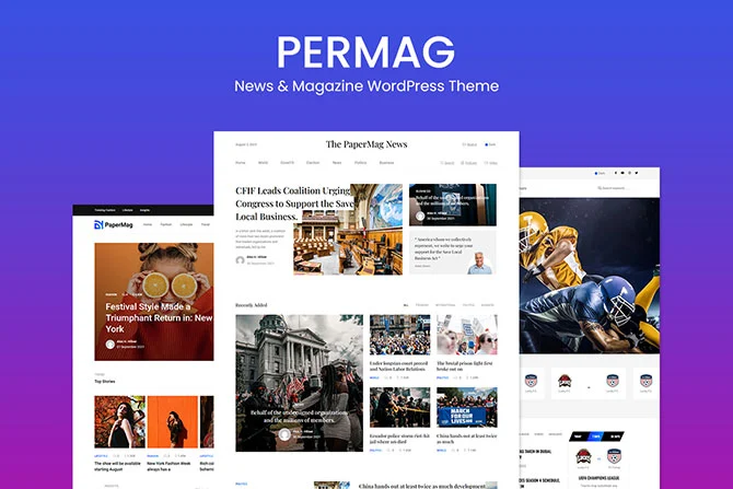 PERMAG - News & Magazine WordPress Theme PERMAG - News & Magazine WordPress Theme
