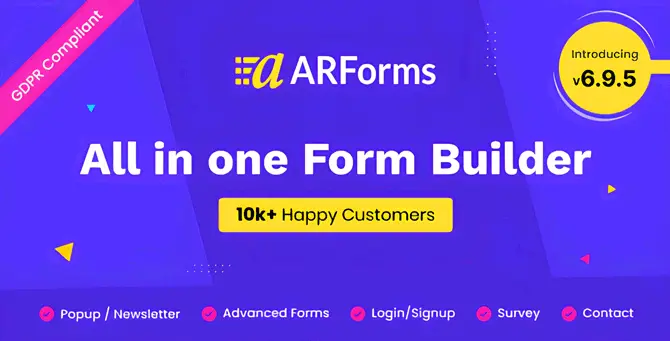 ARForms - Form Builder WordPress Plugin ARForms - Form Builder WordPress Plugin