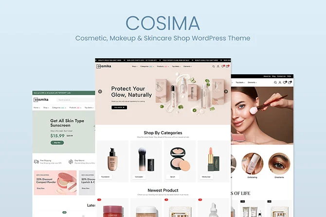 Cosmetic, Makeup & Skincare Shop WordPress Theme Cosmetic, Makeup & Skincare Shop WordPress Theme