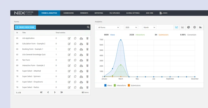 NEX-Forms - Form Builder for Website WordPress Form Builder for Website WordPress