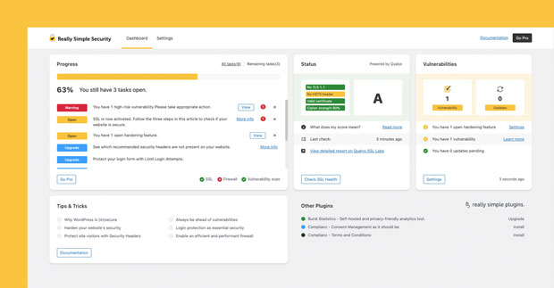 Really Simple Security - SSL WordPress Plugin