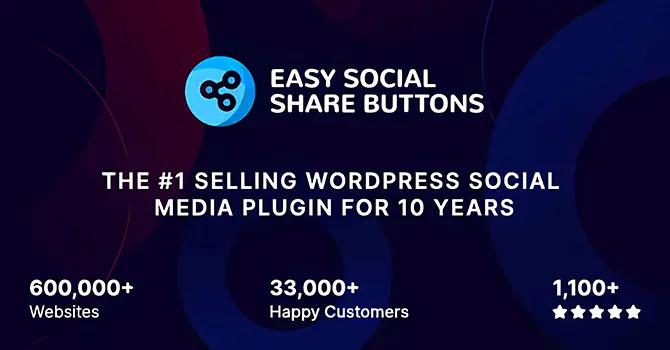 Easy Social Share Buttons – Social Media Share Buttons