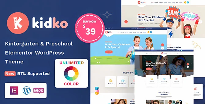Kidko WordPress Theme Kidko WordPress Theme