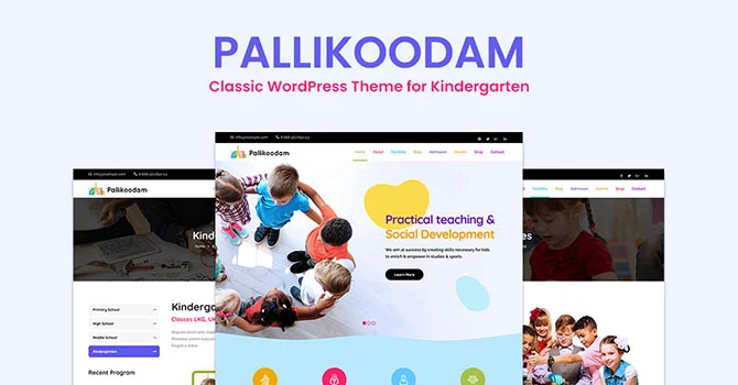 Pallikoodam – Classic WordPress Theme for Kindergarten Pallikoodam – Classic WordPress Theme for Kindergarten